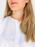 Maia silver lace choker – bridal choker necklace, handmade in Vienna
